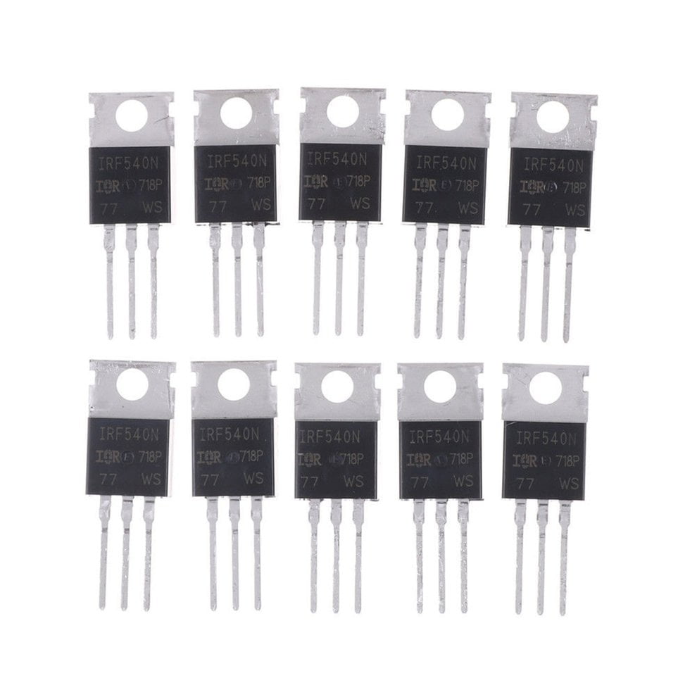 10x IRF540N IRF540 TO-220 N Channel 33 A Power MOSFET